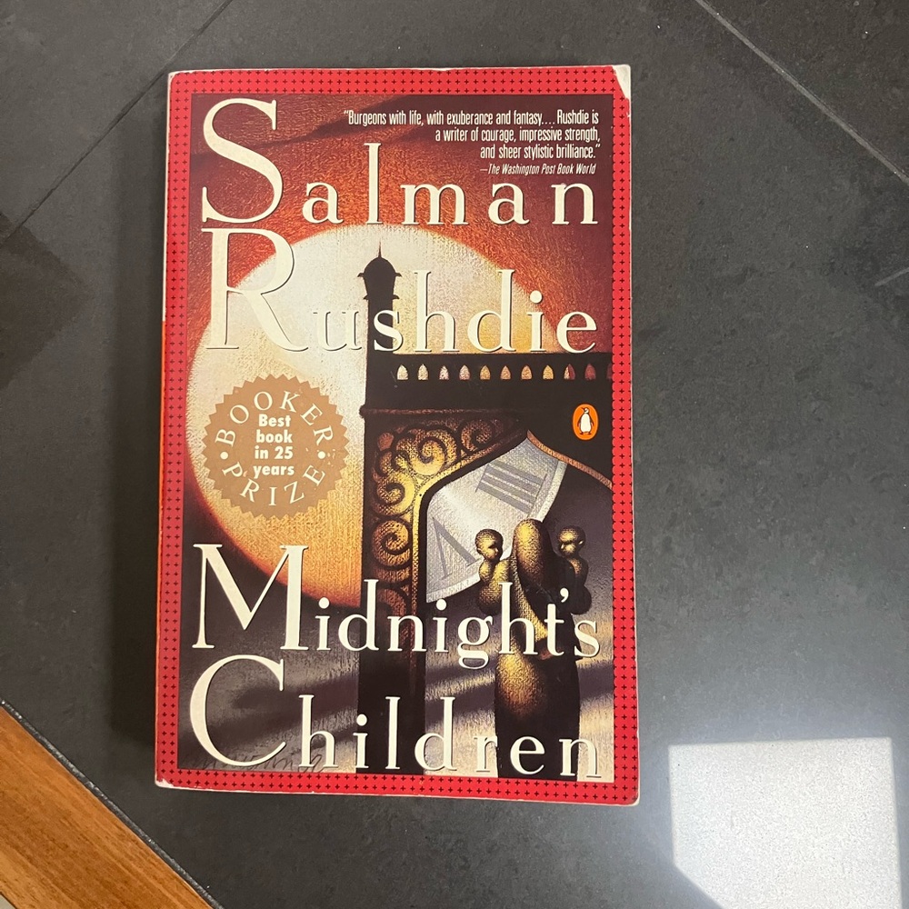 3/$15 Midnight's Children Book by Salman Rushdie